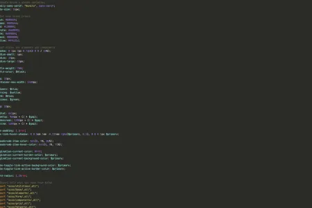 Fullsize CodeMirror SASS editor