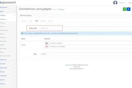 One simple field - one simple redirect