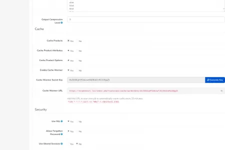 A few click and caching just works