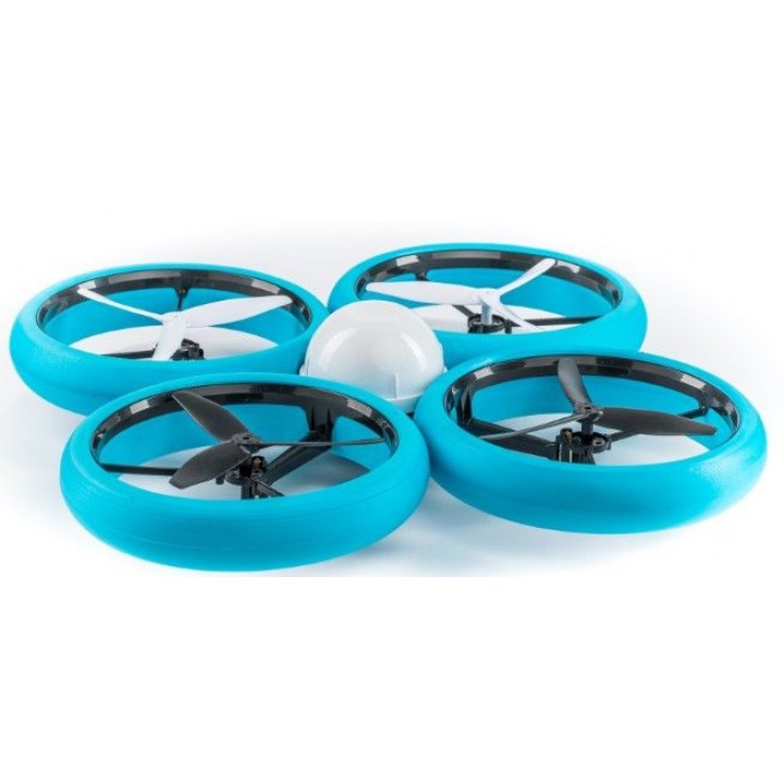 Квадрокоптер FLYBOTIC Бампер Дрон без камеры,  синий