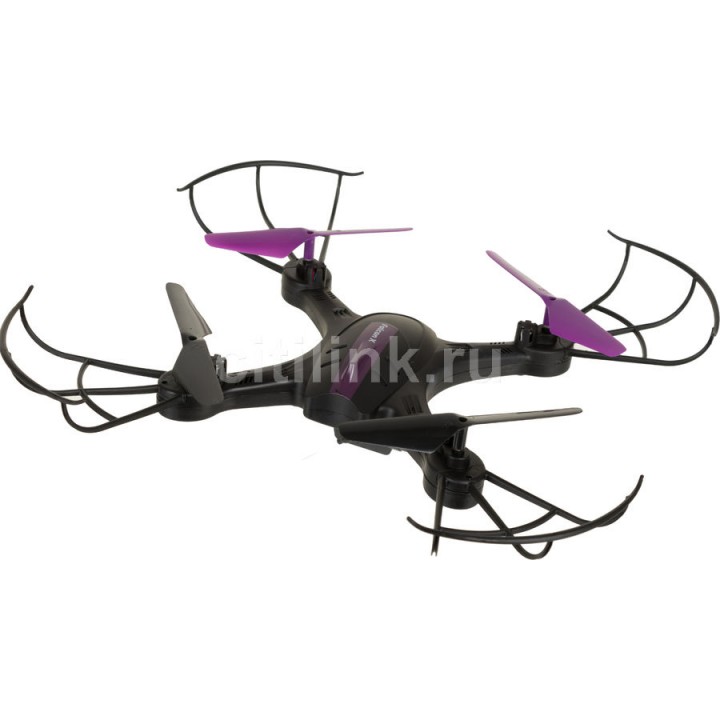 Квадрокоптер HIPER HQC-0003 Falcon X FPV с камерой,  черный