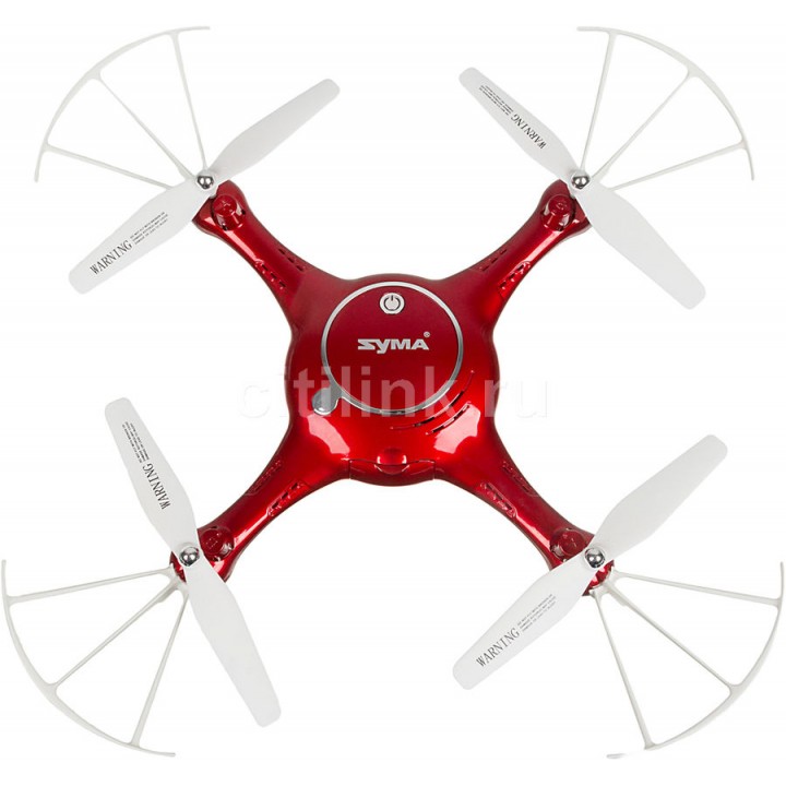 Квадрокоптер Syma X5UW с камерой,  красный