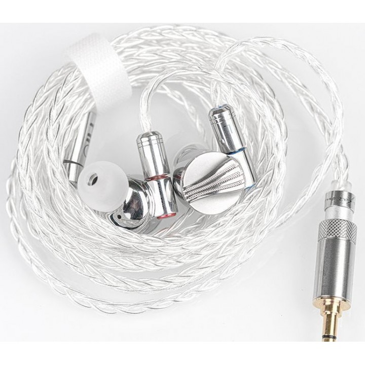 Наушники FIIO FD5, 2.5 мм/3.5 мм/4.4 мм, серебристый