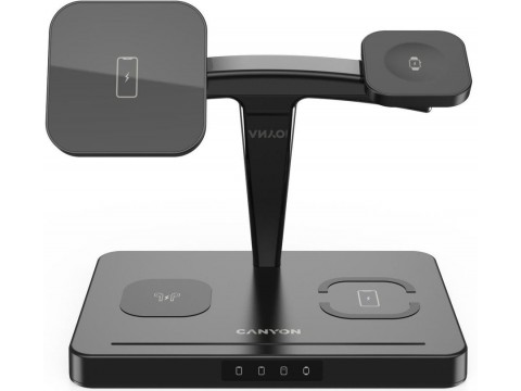 Беспроводное зарядное устройство Canyon WS-404,  черный