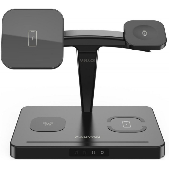 Беспроводное зарядное устройство Canyon WS-404,  черный