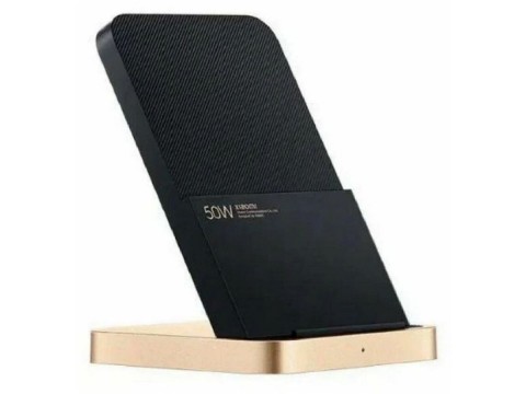 Беспроводное зар./устр. Xiaomi 50W Wireless Charging Stand 3.25A (PD) универсальное черный/золотисты