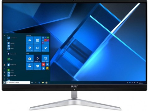 Моноблок Acer Veriton EZ2740G, 23.8", Intel Core i3 1115G4, 8ГБ, 256ГБ SSD,  Intel UHD Graphics, Windows 10 Professional, черный