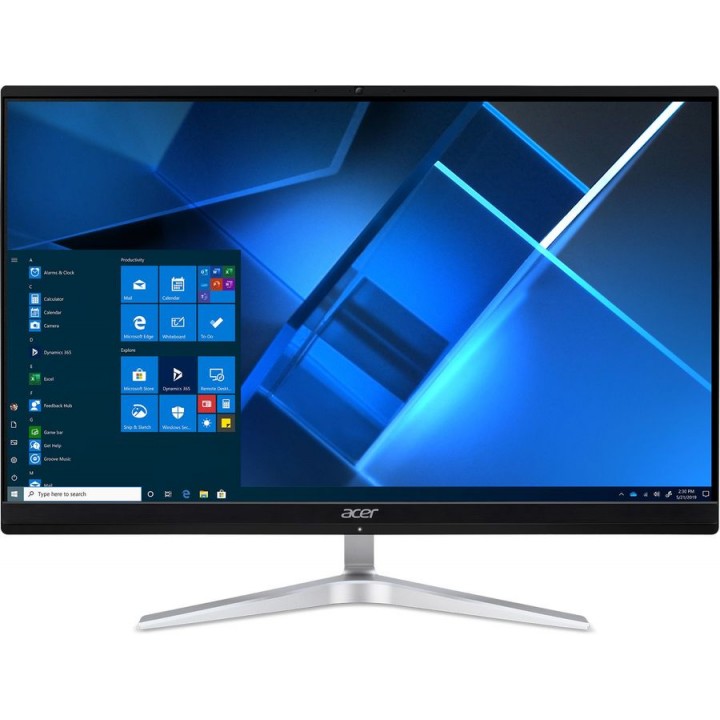 Моноблок Acer Veriton EZ2740G, 23.8", Intel Core i3 1115G4, 8ГБ, 256ГБ SSD,  Intel UHD Graphics, Windows 10 Professional, черный