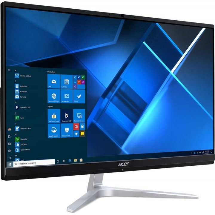 Моноблок Acer Veriton EZ2740G, 23.8", Intel Core i3 1115G4, 8ГБ, 256ГБ SSD,  Intel UHD Graphics, Windows 10 Professional, черный