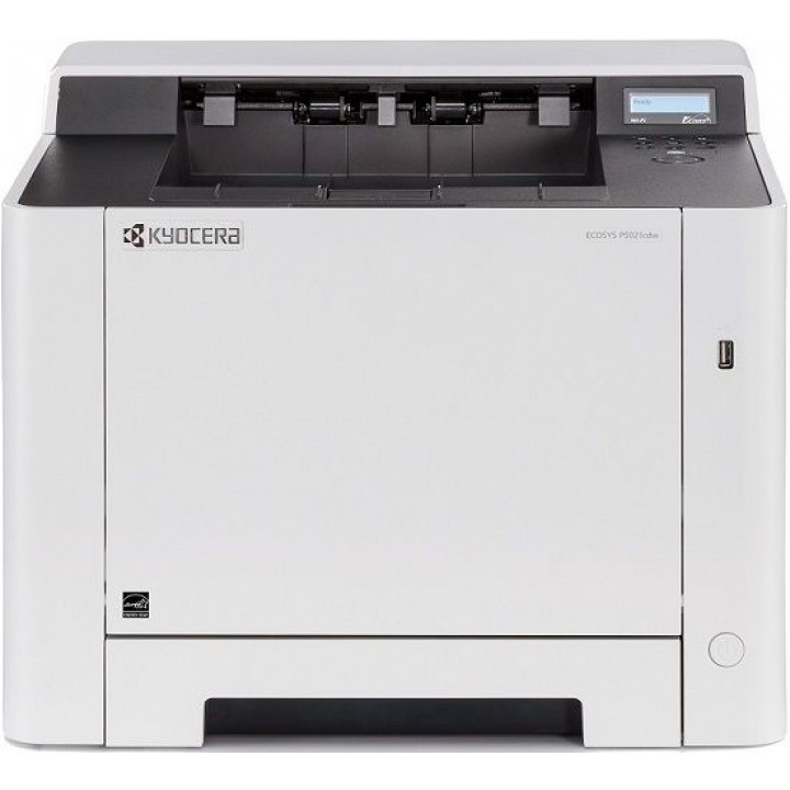 Принтер лазерный Kyocera Color P5021cdw цветной, цвет белый