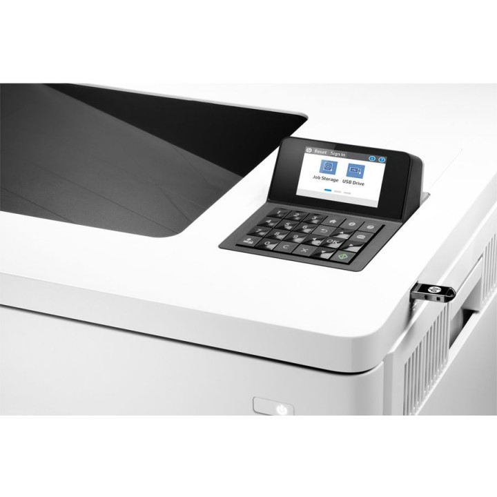 Принтер лазерный HP Color LaserJet Enterprise M554dn цветной, цвет белый