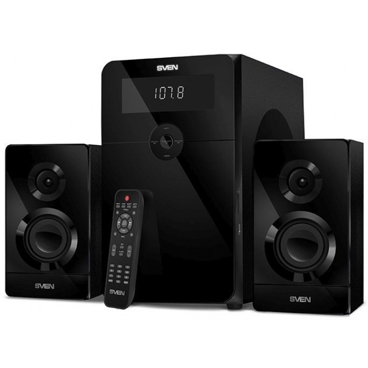 Колонки Bluetooth Sven MS-2250,  2.1,  черный